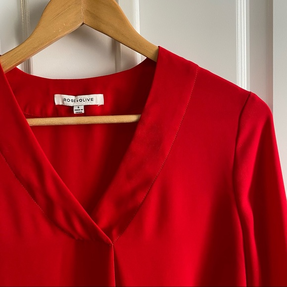 V-Neck Blouse - Picture 2 of 6